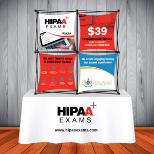 Messestand-Design von mmmarif1982 für HIPAA Exams | Design: #19737067