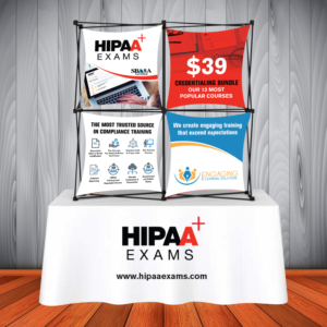 Messestand-Design von mmmarif1982 für HIPAA Exams | Design: #19754486