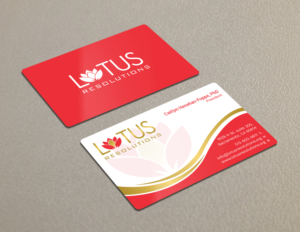 Lotus Resolutions Business Card | Business Card Design by Tripti Ranjan Gain