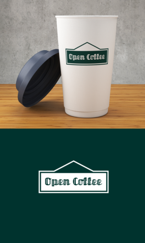 Logo Design by Pixel Desert for Open Coffee | Design: #19760378