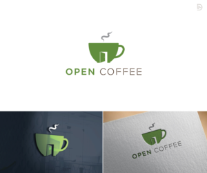 Logo Design by D_Mantra for Open Coffee | Design #19736530