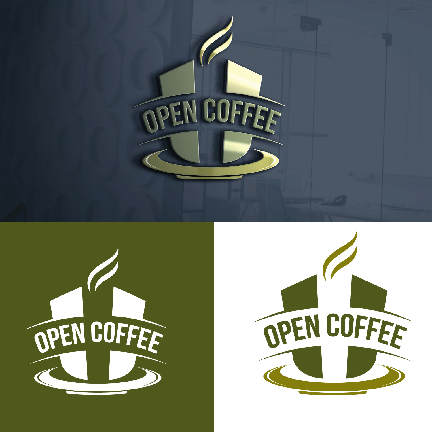 Logo Design by concepts for Open Coffee | Design #19771328