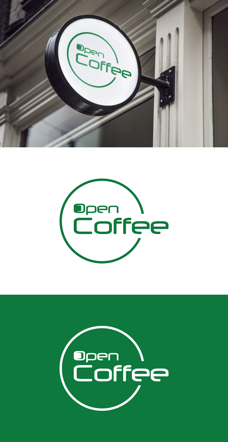 Logo Design by fatiyadesign for Open Coffee | Design #19772218