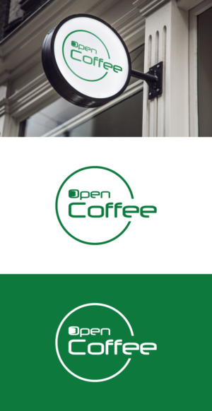 Logo Design by fatiyadesign for Open Coffee | Design: #19772218