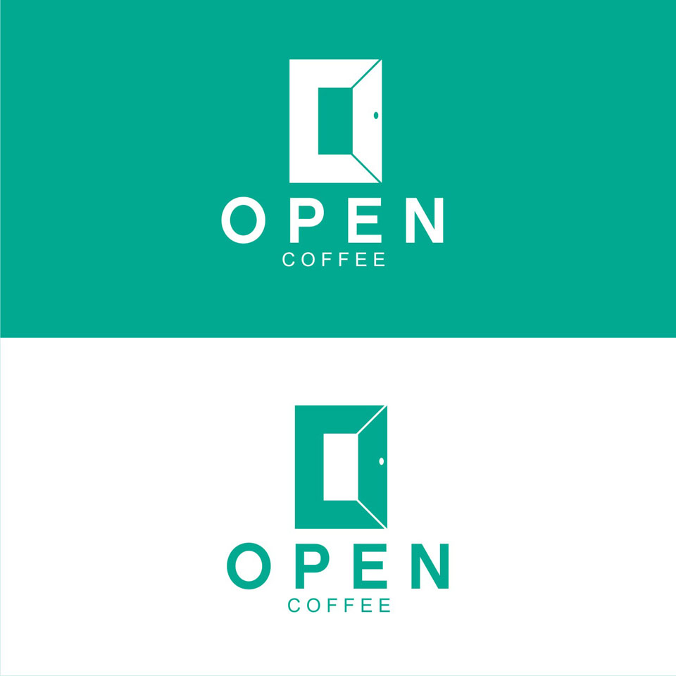 Logo Design by Arta Moro for Open Coffee | Design #19746768