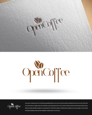 Logo Design by zingodesigns258 for Open Coffee | Design #19744913