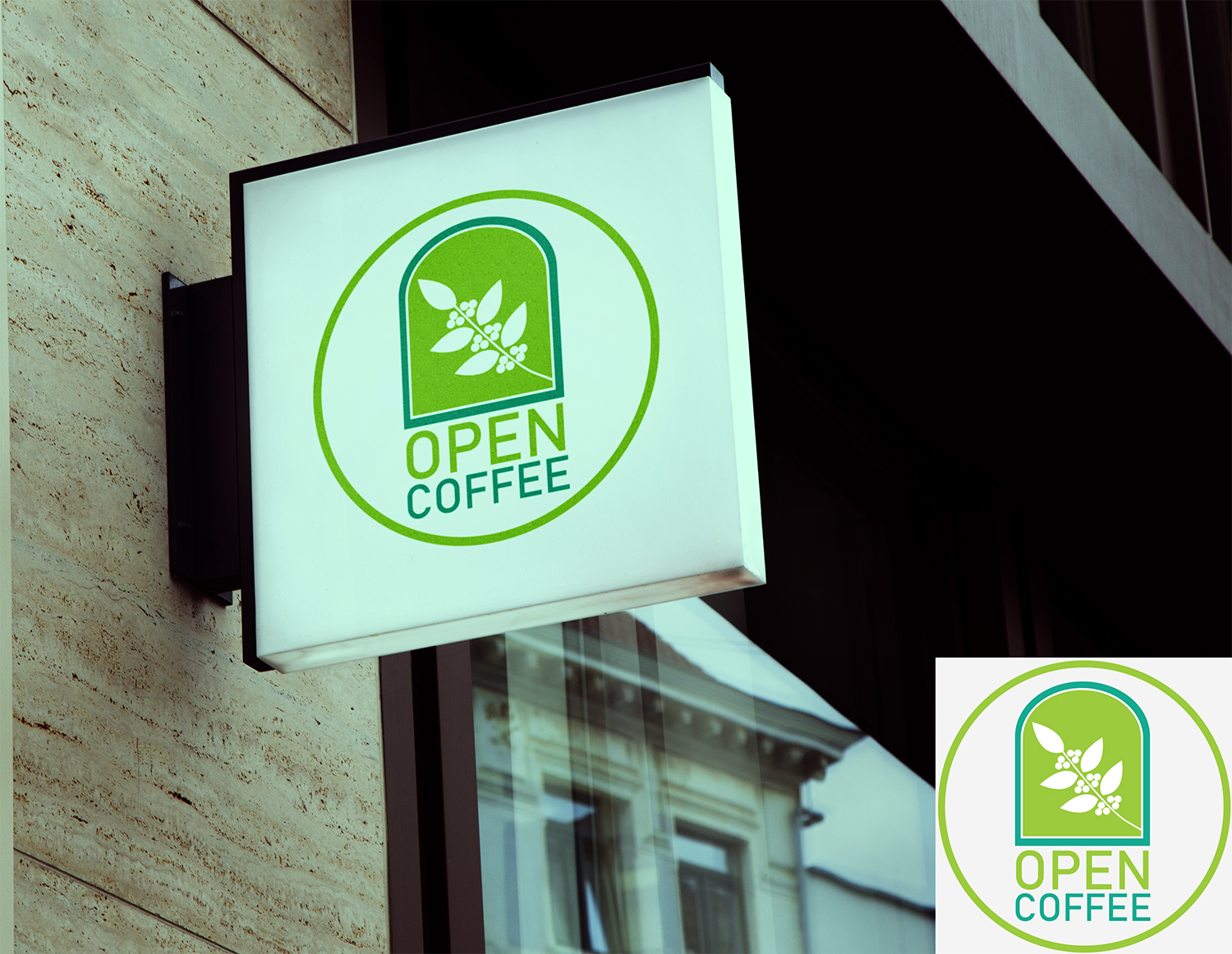 Logo Design by adosajo for Open Coffee | Design #19789861