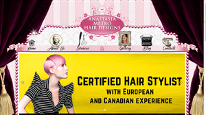 WordPress-Design von NABS DESIGN für Anastasia Metro Hair Designs Inc | Design: #2956022