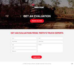 Web Design by pb for Truck and Plant | Design: #19786601
