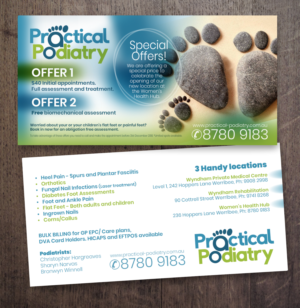 Flyer required for podiatry clinic  | Flyer Design by see why
