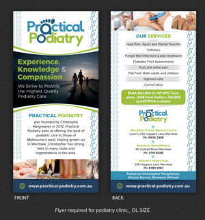 Flyer required for podiatry clinic  | Flyer Design by ARTOGRAPHY