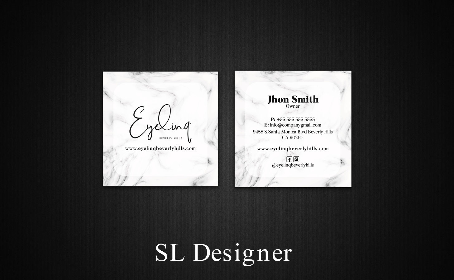 Business Card Design by SL Designer for this project | Design #19736658