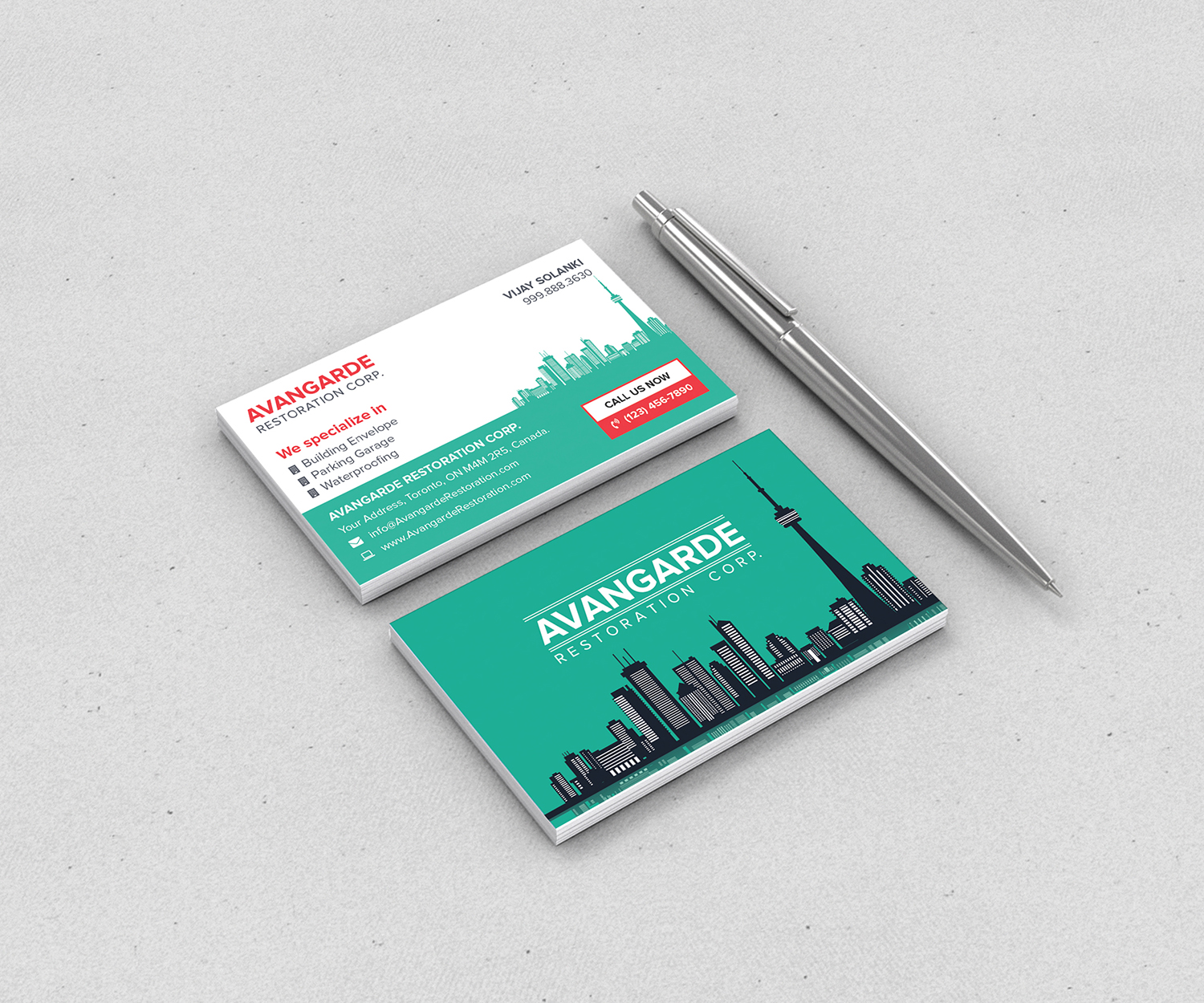 Visitenkarten-Design von Vijay Solanki für dieses Projekt | Design #19753444