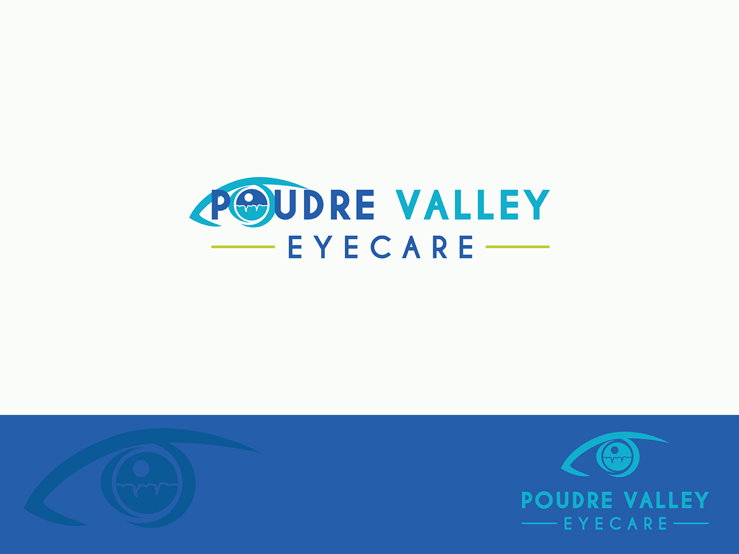Logo Design by Happy Fish Creations for Poudre Valley Eyecare | Design #19756861