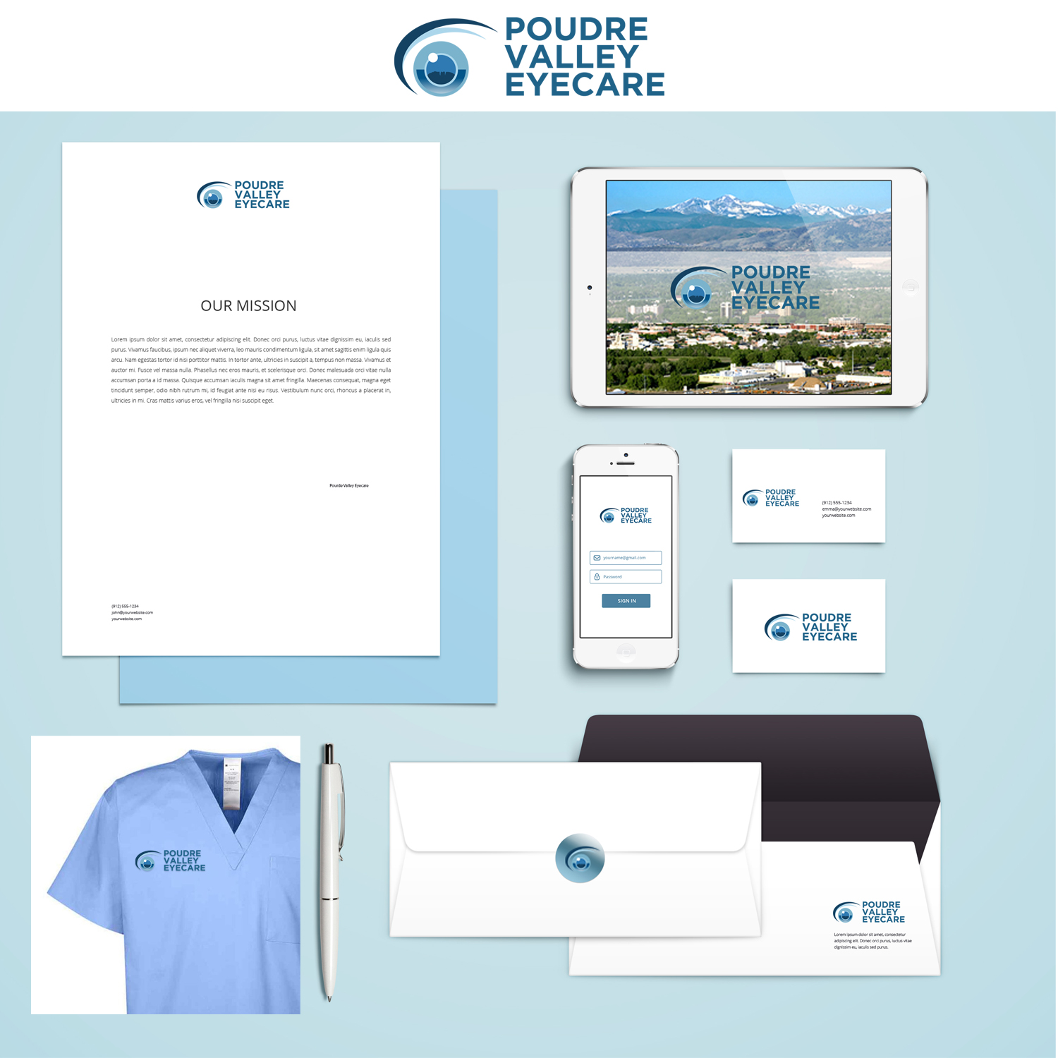 Logo Design by g.amelvin213 for Poudre Valley Eyecare | Design #19745094