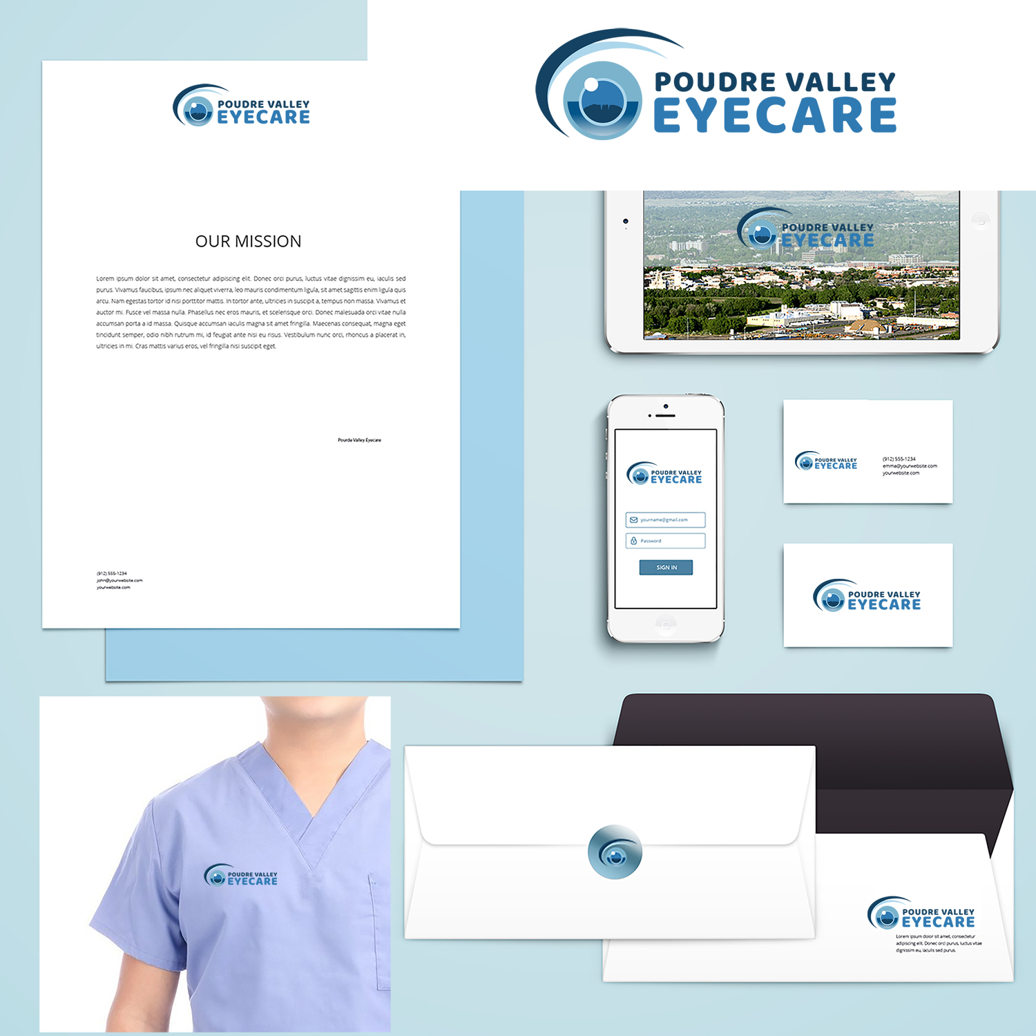 Logo Design by g.amelvin213 for Poudre Valley Eyecare | Design #19783972