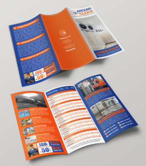 Brochure design for HVAC Company | Diseño de Flyer por chandrayaan.creative