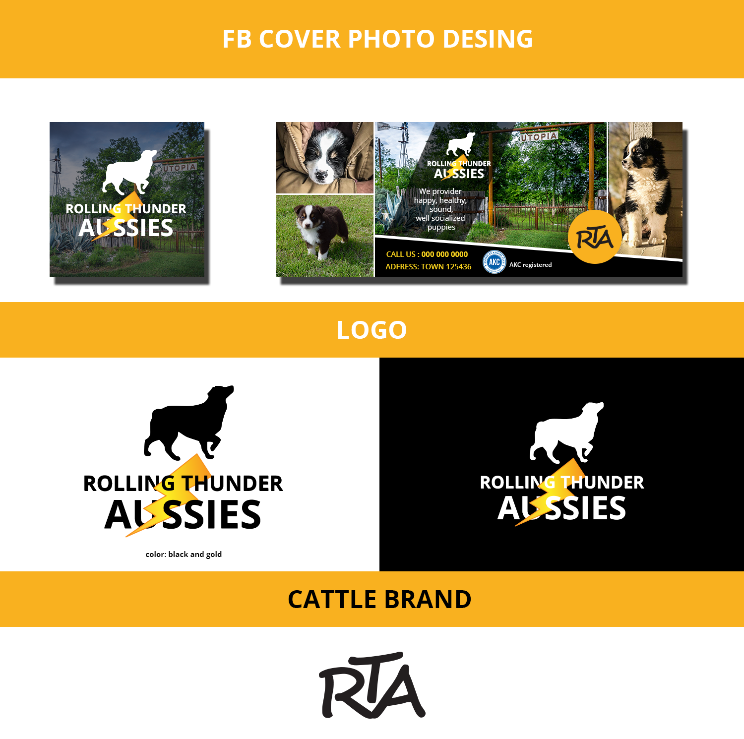 Facebook Design by Kristina Andonoff for this project | Design #19828640