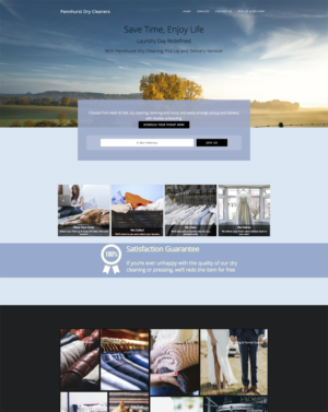 Design Wordpress par GlobalCoastDesigns pour Premier Dry Cleaning Delivery | Design : #19793717