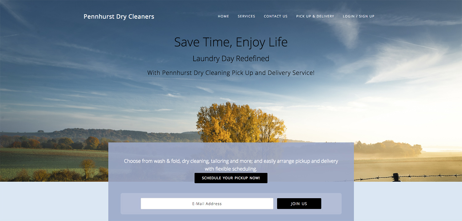 WordPress-Design von GlobalCoastDesigns für Premier Dry Cleaning Delivery | Design #19804243