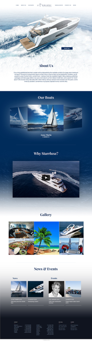 Web Design by Limecom for Fair Winds Sailing, LLC | Design: #19776925