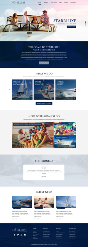 Web Design by pb for Fair Winds Sailing, LLC | Design: #19754265