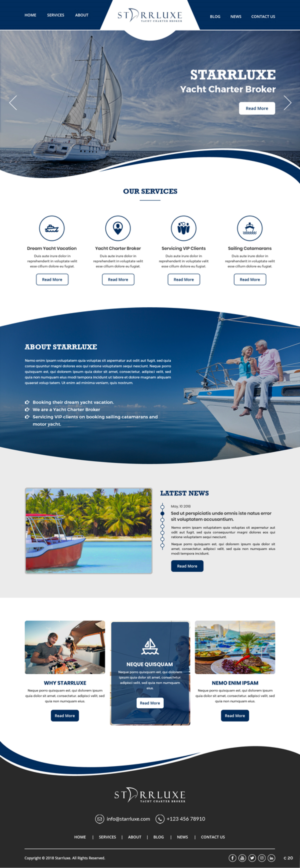 Web Design by pb for Fair Winds Sailing, LLC | Design: #19754279