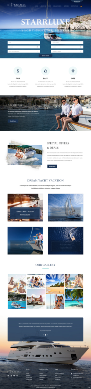 Web Design by pb for Fair Winds Sailing, LLC | Design: #19754281