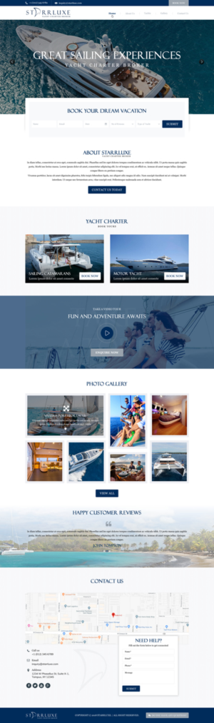 Web Design by Sbss for Fair Winds Sailing, LLC | Design: #19753257