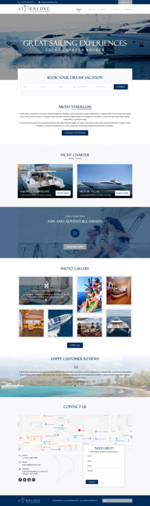 Web Design by Sbss for Fair Winds Sailing, LLC | Design: #19753258