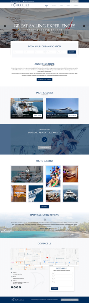 Web Design by Sbss for Fair Winds Sailing, LLC | Design: #19753260