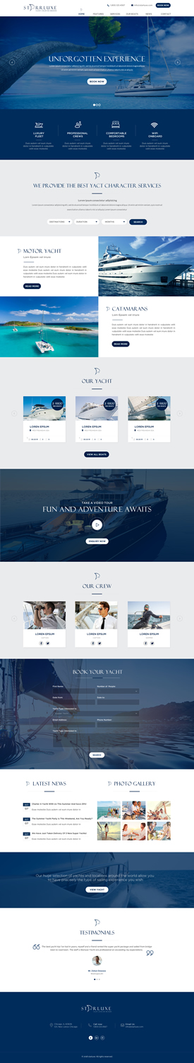 Web Design by Sbss for Fair Winds Sailing, LLC | Design: #19765978