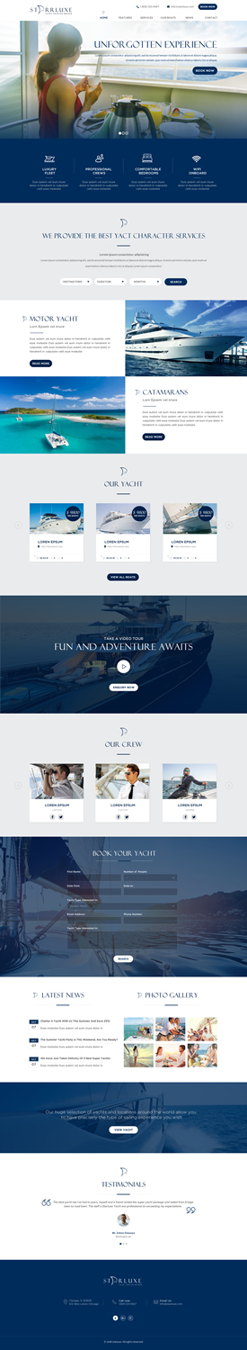 Web Design by Sbss for Fair Winds Sailing, LLC | Design: #19765984