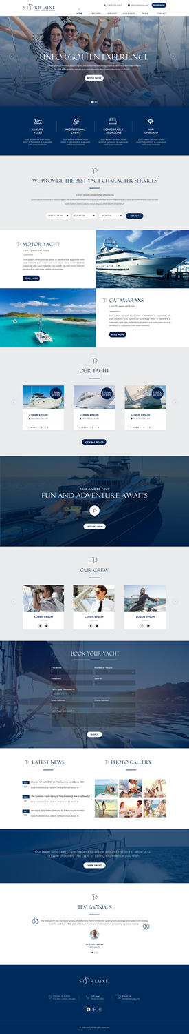 Web Design by Sbss for Fair Winds Sailing, LLC | Design: #19765986