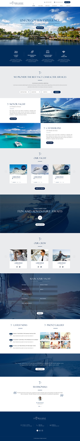 Web Design by Sbss for Fair Winds Sailing, LLC | Design: #19765987