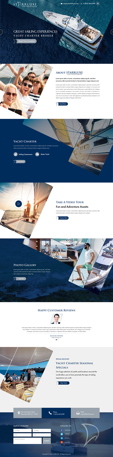 Web Design by Sbss for Fair Winds Sailing, LLC | Design: #19771055