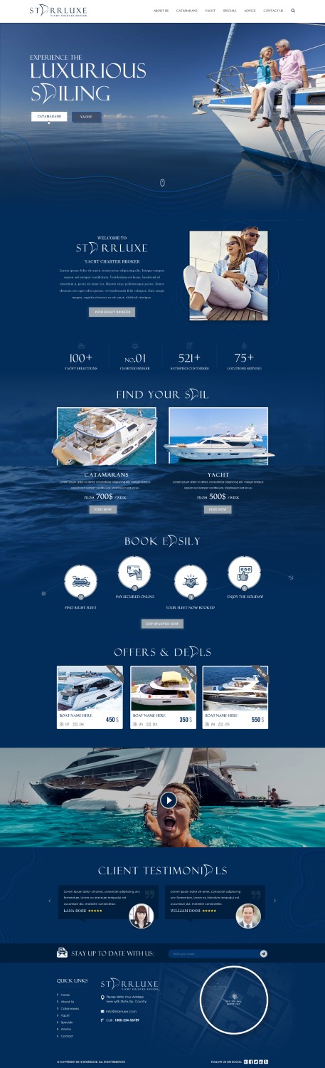 Web-Design von Reimagine für Fair Winds Sailing, LLC | Design #19754823