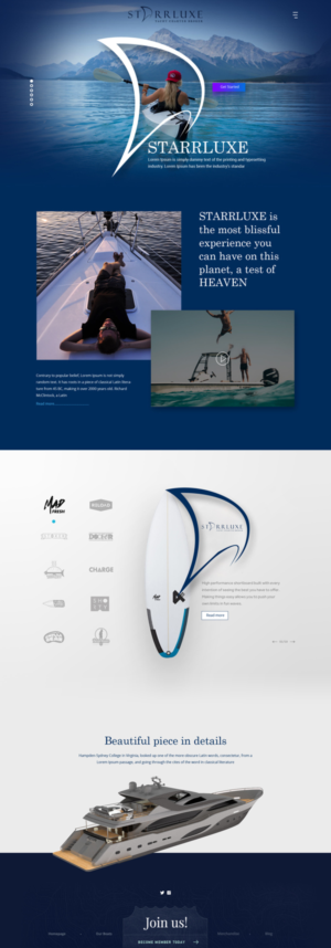 Diseño Web por Rahaman007 para Fair Winds Sailing, LLC | Diseño #19750308