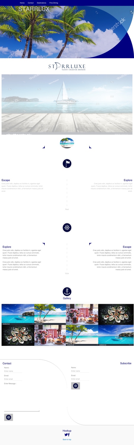 Web Design by Susan Hern 2 for Fair Winds Sailing, LLC | Design #19797059