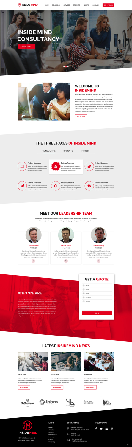 Web Design by pb for this project | Design #19754311