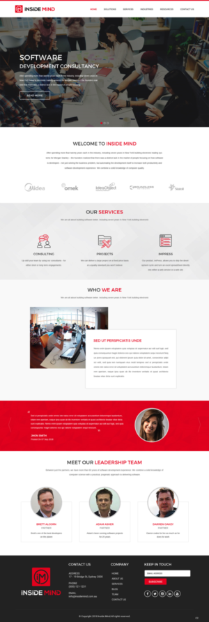 Web Design by pb for this project | Design: #19754312