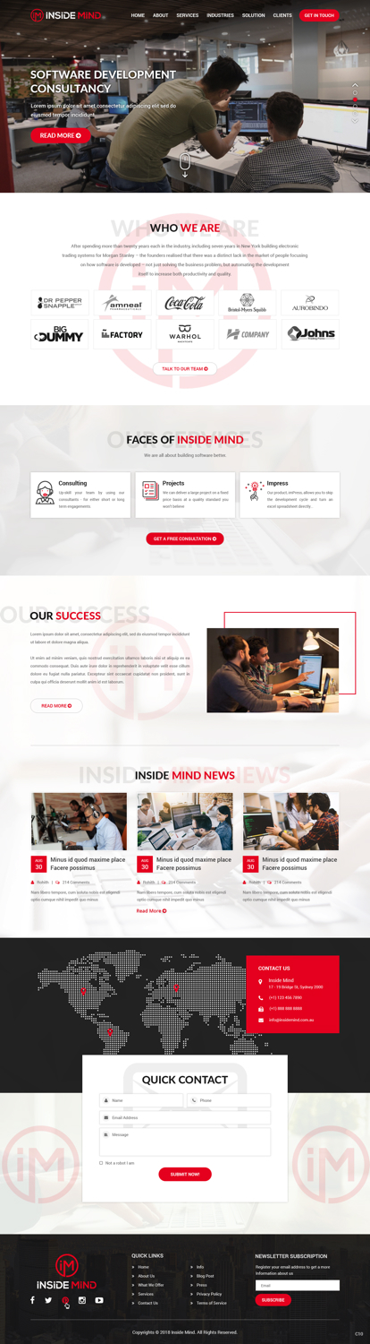 Web Design by pb for this project | Design #19754313