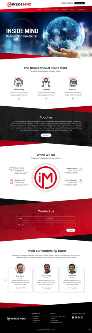 Web Design by pb for this project | Design: #19754315