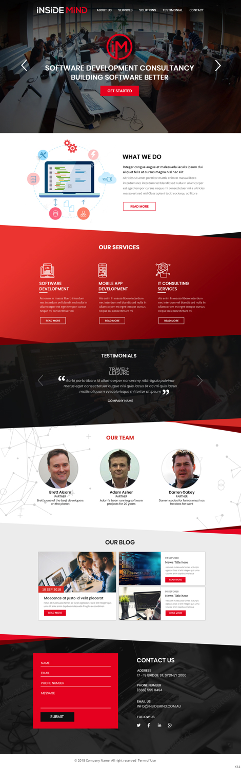 Web Design by pb for this project | Design: #19754340