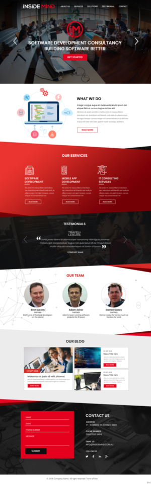 Web Design by pb for this project | Design: #19754340