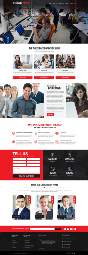 Web Design by Dream Logo Design for this project | Design: #19753806