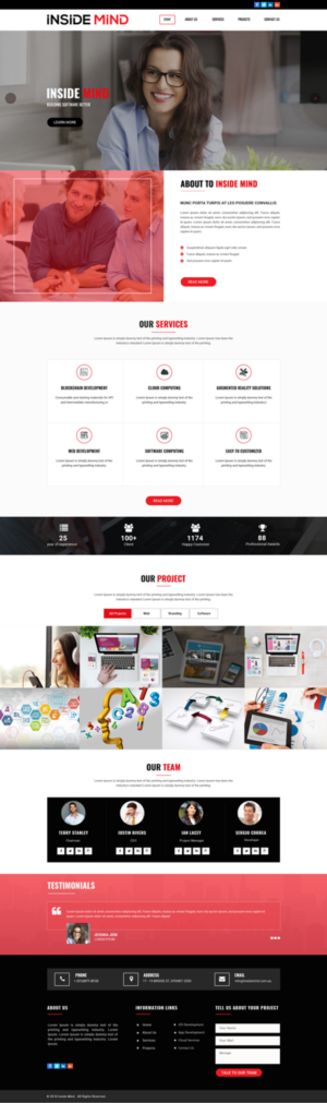 Web Design by Dream Logo Design for this project | Design #19753818