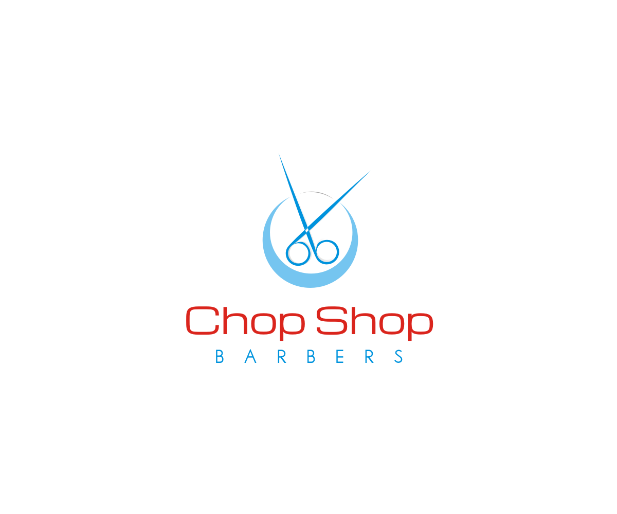 Logo Design by T I K H E - L M W for Chop Shop Barbers | Design #19759814