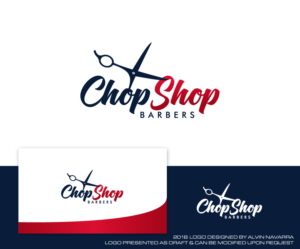Logo Design by alvinnavarra for Chop Shop Barbers | Design: #19757079