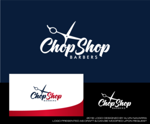 Logo Design by alvinnavarra for Chop Shop Barbers | Design: #19757081